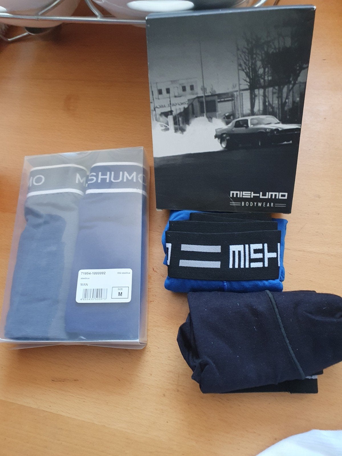 4 x mishuma boxers, Ophalen of Verzenden, Zwart, Boxer