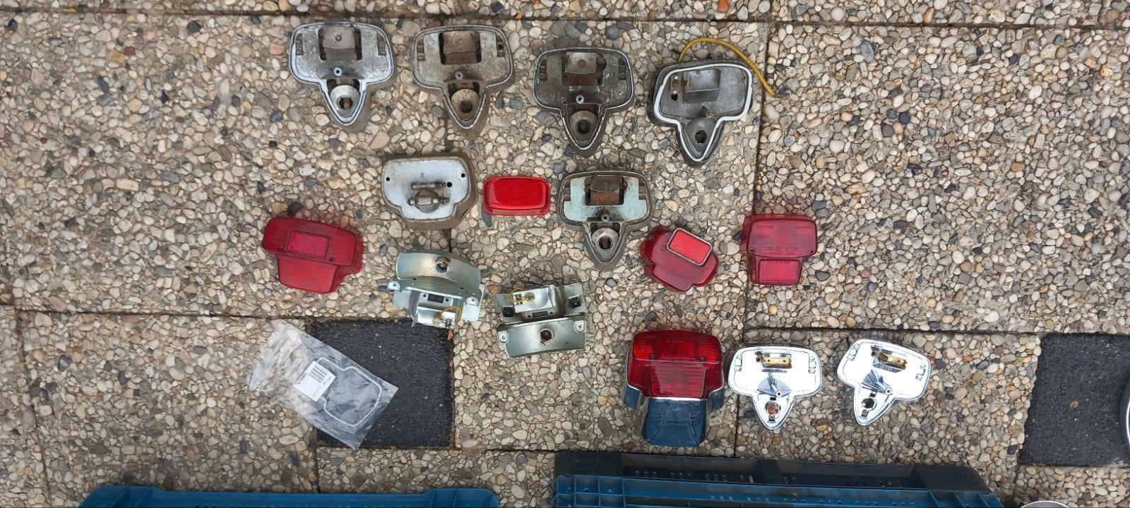 Diverse verlichting Vespa oldtimer bromfiets motorscooter, Fietsen en Brommers, Ophalen of Verzenden