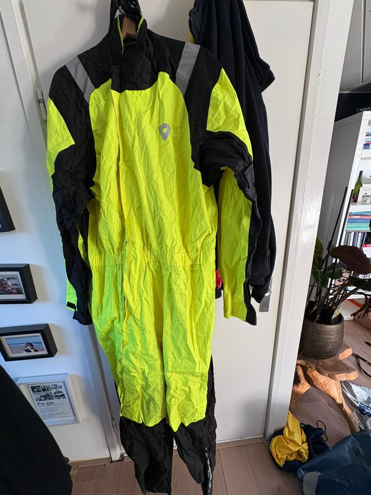 Revitt regenpak overall fluo geel xxxl, Motoren, Kleding | Motorkleding, Ophalen, Tweedehands, Overall