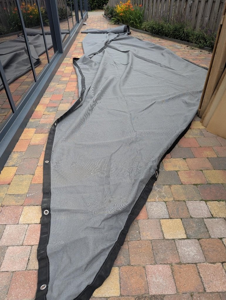 Veranda schaduwdoek, Ophalen, Zo goed als nieuw, Veranda