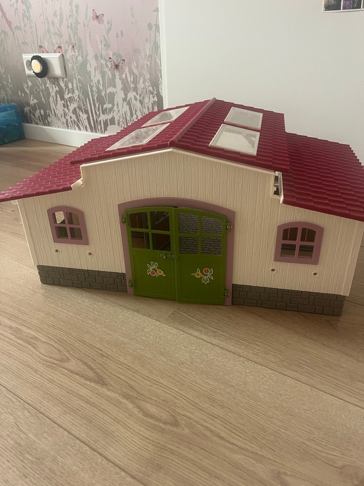 Schleich paardenstal met accessoires, Kinderen en Baby's, Ophalen of Verzenden, Gebruikt, Jongen of Meisje