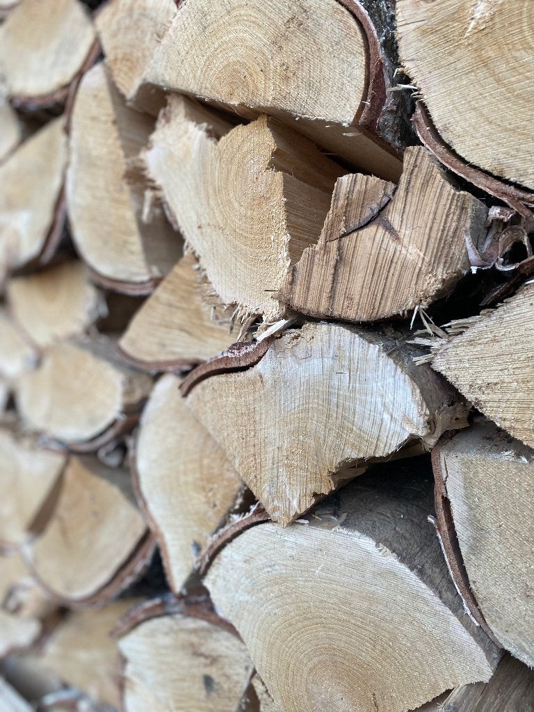 Berkenhout - Ovengedroogd haardhout, klaar voor gebruik, 6 m³ of meer, Ophalen of Verzenden, Berkenhout, Blokken