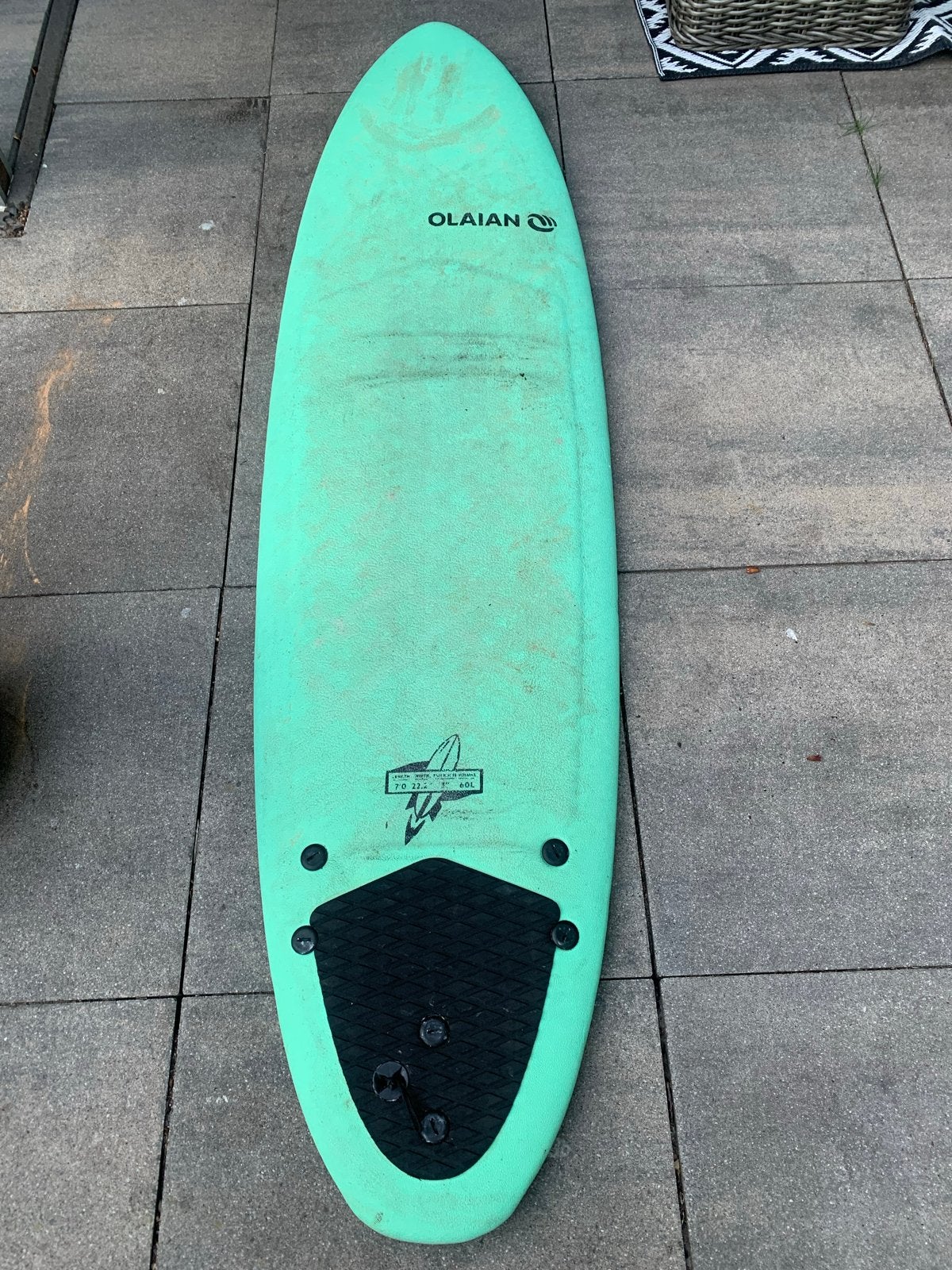 Olaian Softboard 900 7'0" met draagtas, Ophalen, Gebruikt, Overige typen, Met koord