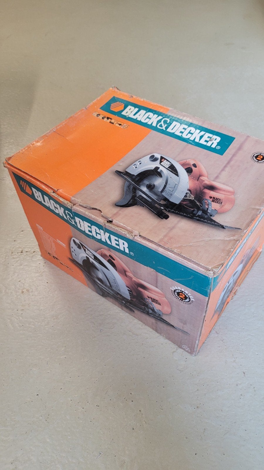 Black & Decker Cirkelzaag KS55 - 1200W, 55mm zaagdiepte, Gebruikt, Cirkelzaag, Ophalen of Verzenden, Black & Decker