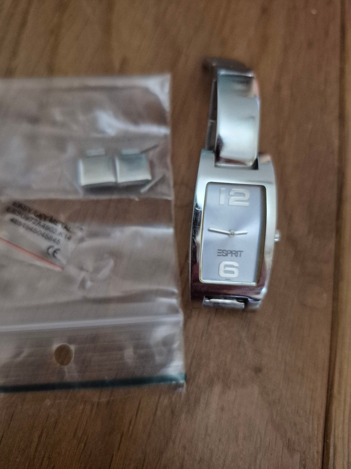 Esprit horloge, Ophalen, Staal, Zo goed als nieuw, Polshorloge