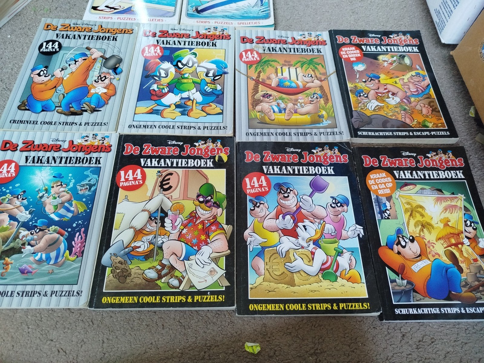 zware jongens en Willie Wortel vakantie boeken op= op, Gelezen, Europa, Ophalen of Verzenden, Meerdere comics