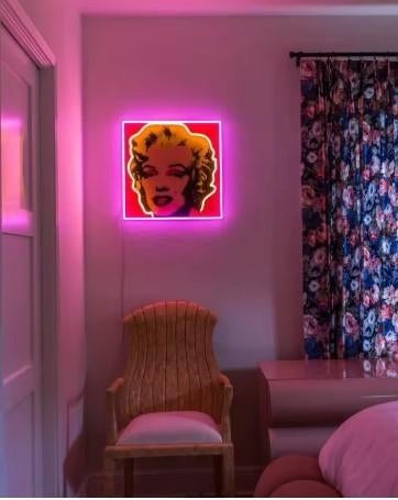 Marilyn Monroe pop art decoratie wand verlichting en andere, Verzamelen, Nieuw, Ophalen of Verzenden, Info@americansaleshop.nl