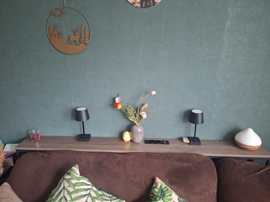Sofa tafel / bijzettafel met stopcontacten - nieuw in doos, Ophalen, Nieuw, 75 cm of meer, Modern