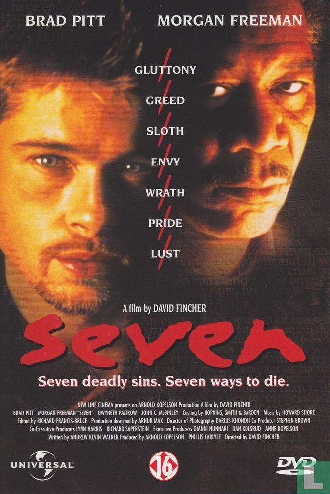 Seven, Vanaf 16 jaar, Ophalen of Verzenden, Zo goed als nieuw, Actiethriller