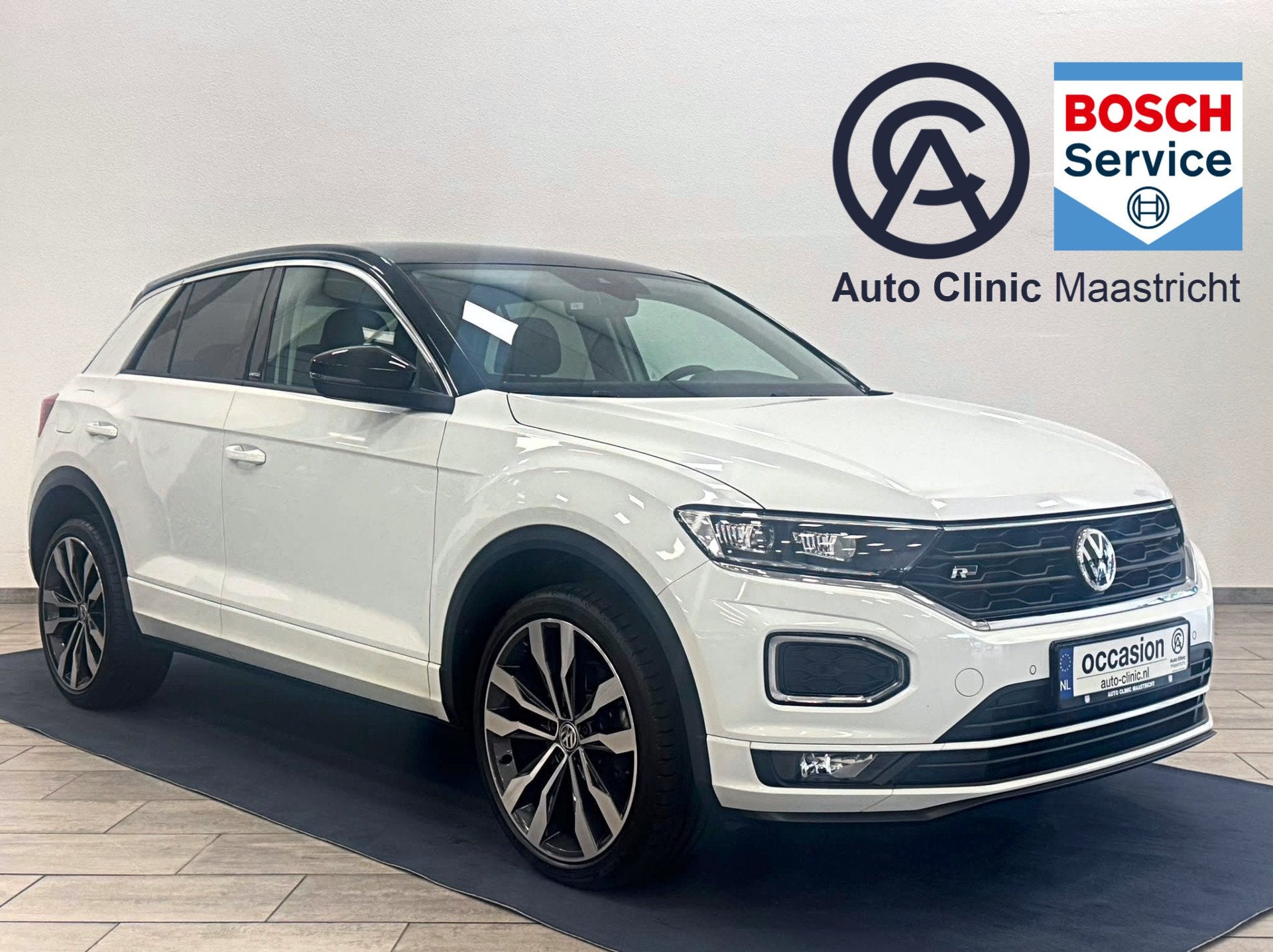 Volkswagen T-Roc 1.5 TSI R-LINE 150pk DSG | VIRTUAL / AUTOMA, Auto's, Stof, Zwart, 4 cilinders, 150 pk