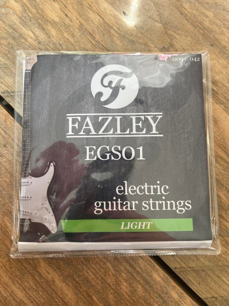 Fazley EGS01 elektrische gitaarsnaren, light (.009-.042), Ophalen of Verzenden, Nieuw, Overige merken