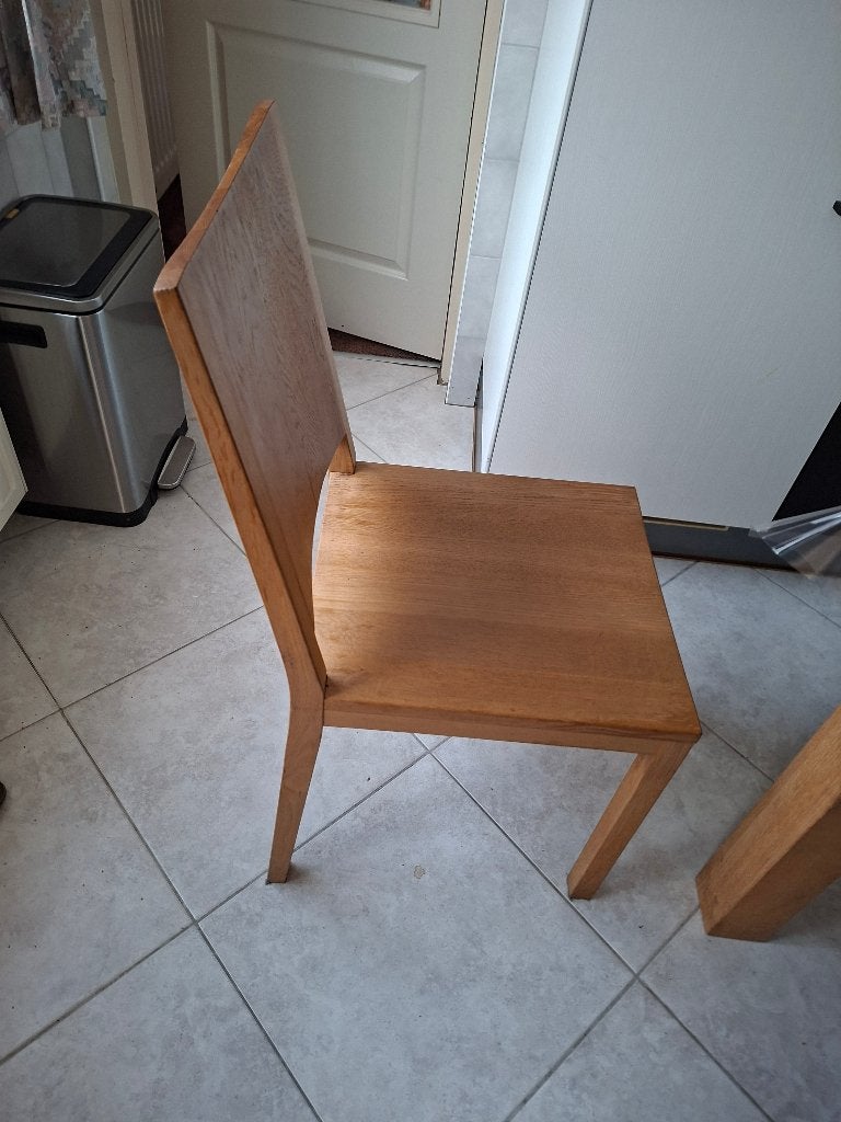 4   keuken stoelen van hout, Ophalen, Gebruikt