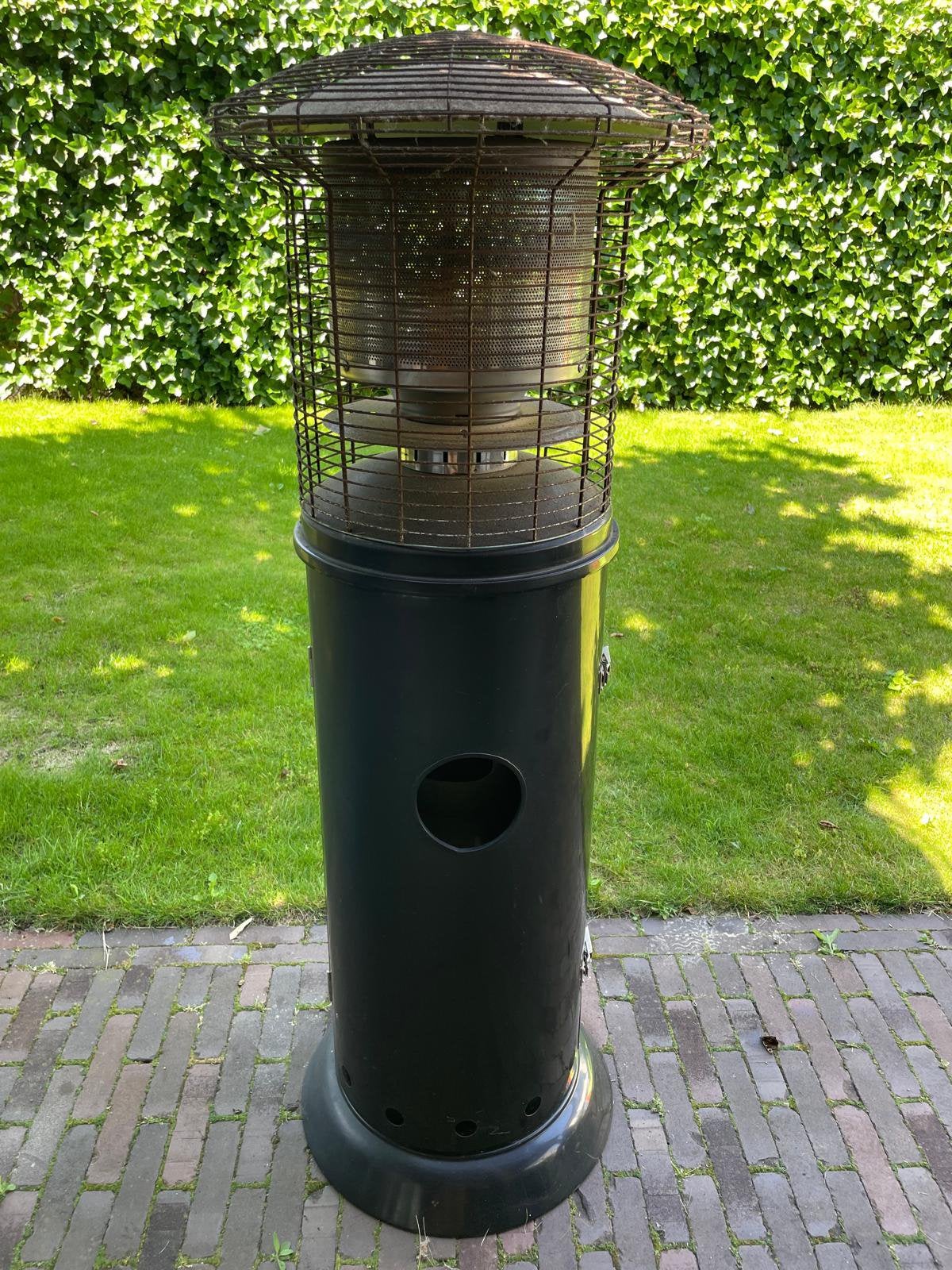 Terrasverwarmer inclusief gasfles, Tuin en Terras, Terrasverwarmers, Ophalen, Gebruikt, Gas, Vloer