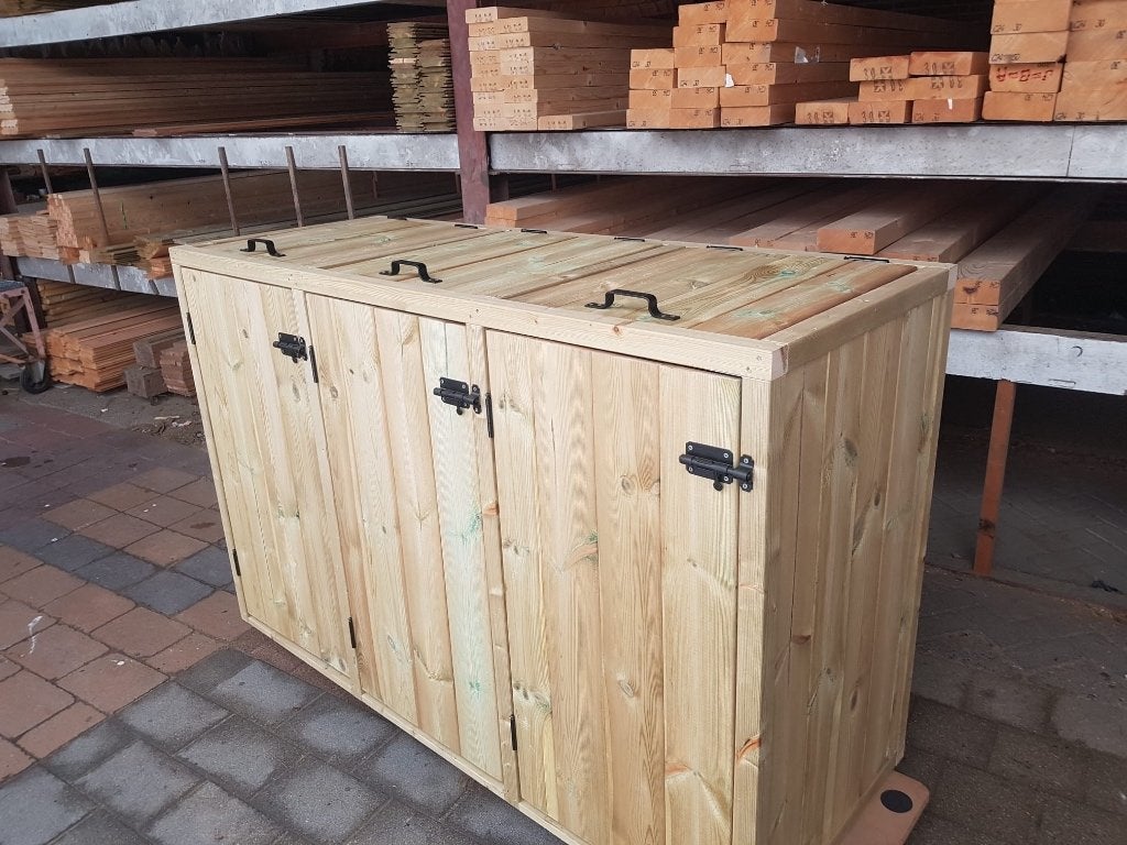Container ombouw van geïmpregneerd tuinhout, Tuin en Terras, Ophalen, Nieuw