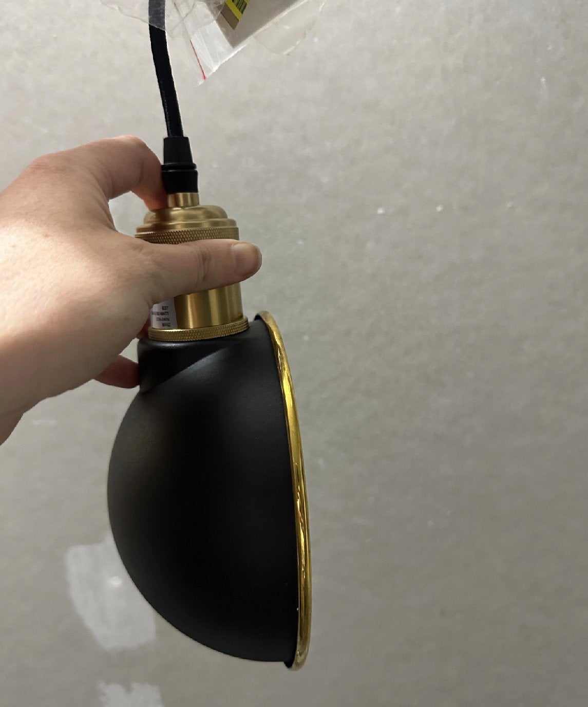 Audo copenhagen / menu hanglamp messing zwart, Ophalen of Verzenden, Zo goed als nieuw