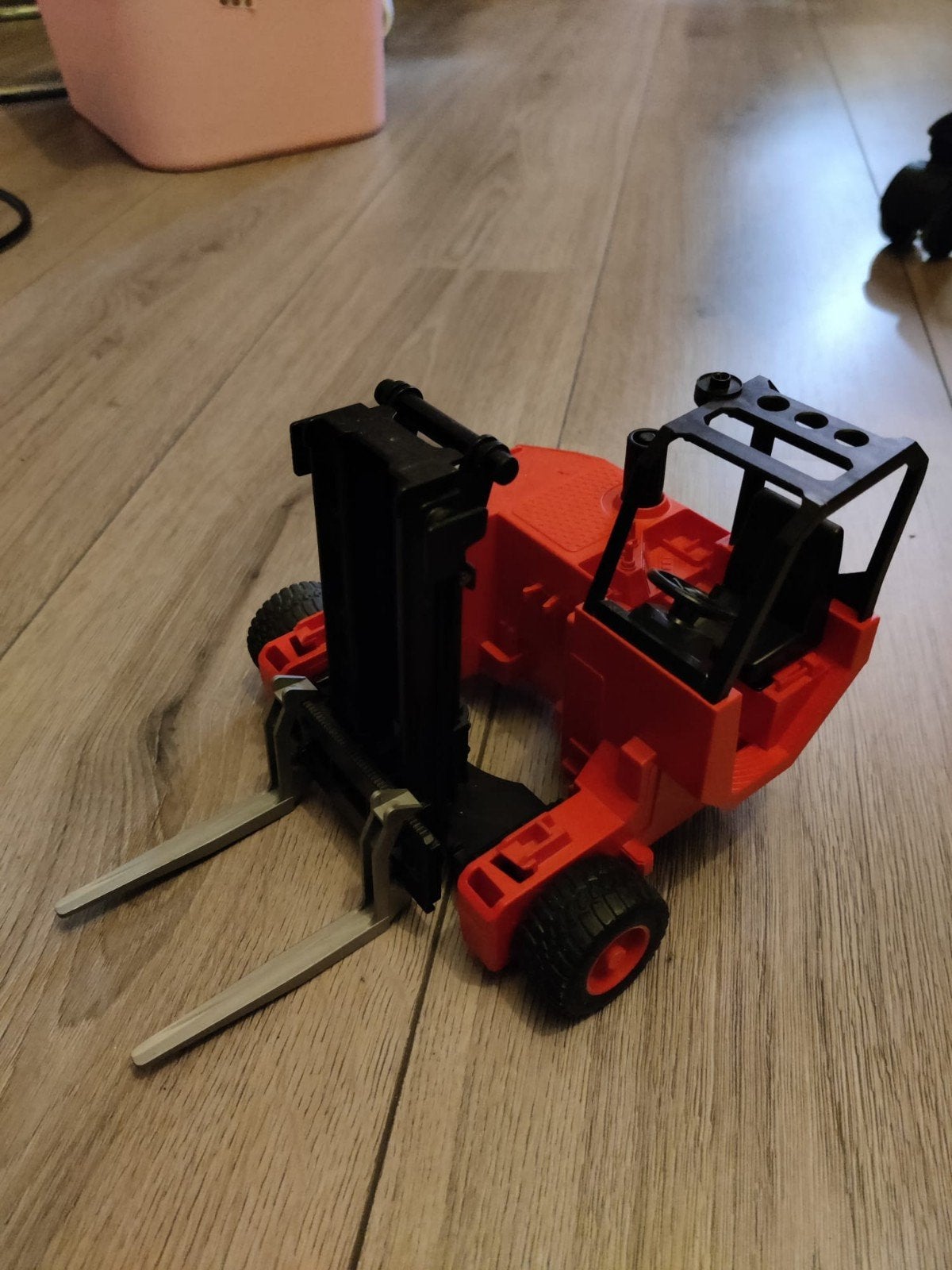 Bruder heftruck / kooiaap, Ophalen, Gebruikt