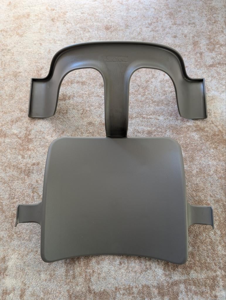 Stokke TrippTrapp babyset V3 - antraciet grijs, Ophalen of Verzenden, Zo goed als nieuw, Meegroeistoel, Stoelverkleiner