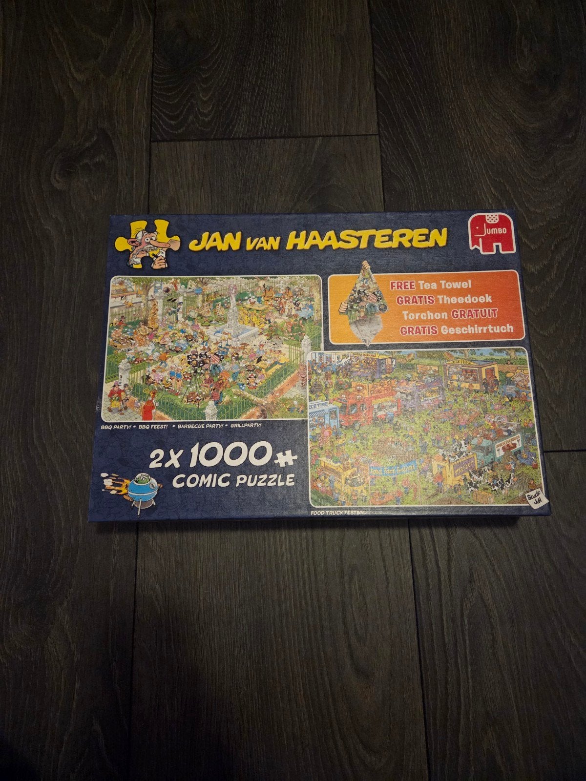 Jan van Haasteren puzzel bbq party, Ophalen of Verzenden, 500 t/m 1500 stukjes, Legpuzzel