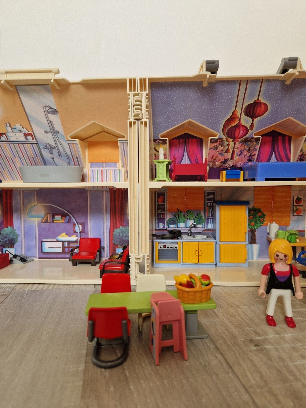 Playmobil Poppenhuis met Meubels en Poppen, Ophalen, Gebruikt, Poppenhuis