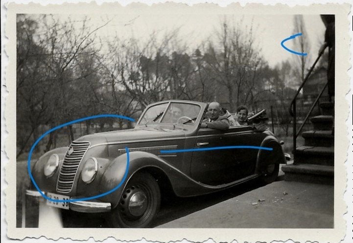 IFA automobiel auto cabriolet (DDR - BMW ) foto, Verzamelen, Verzenden, Foto, Zo goed als nieuw, 1940 tot 1960