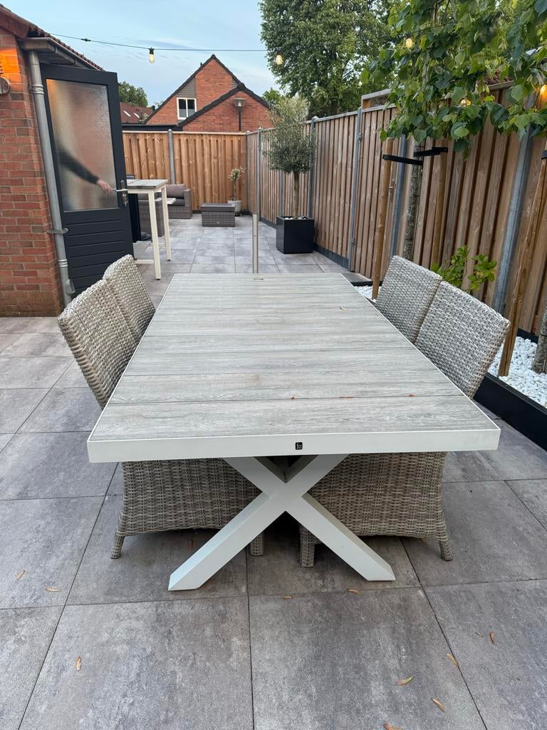 Intratuin tuinset, Tuin en Terras, Tuinsets en Loungesets, Ophalen, Gebruikt, Eettafel, Tuinset