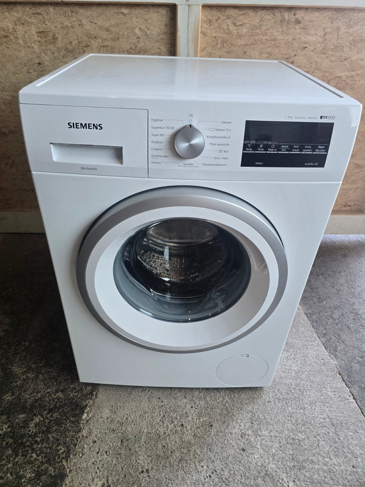 Siemens IQ500 wasmachine, Witgoed en Apparatuur, Wasmachines, Ophalen, Zo goed als nieuw, 85 tot 90 cm, 1200 tot 1600 toeren