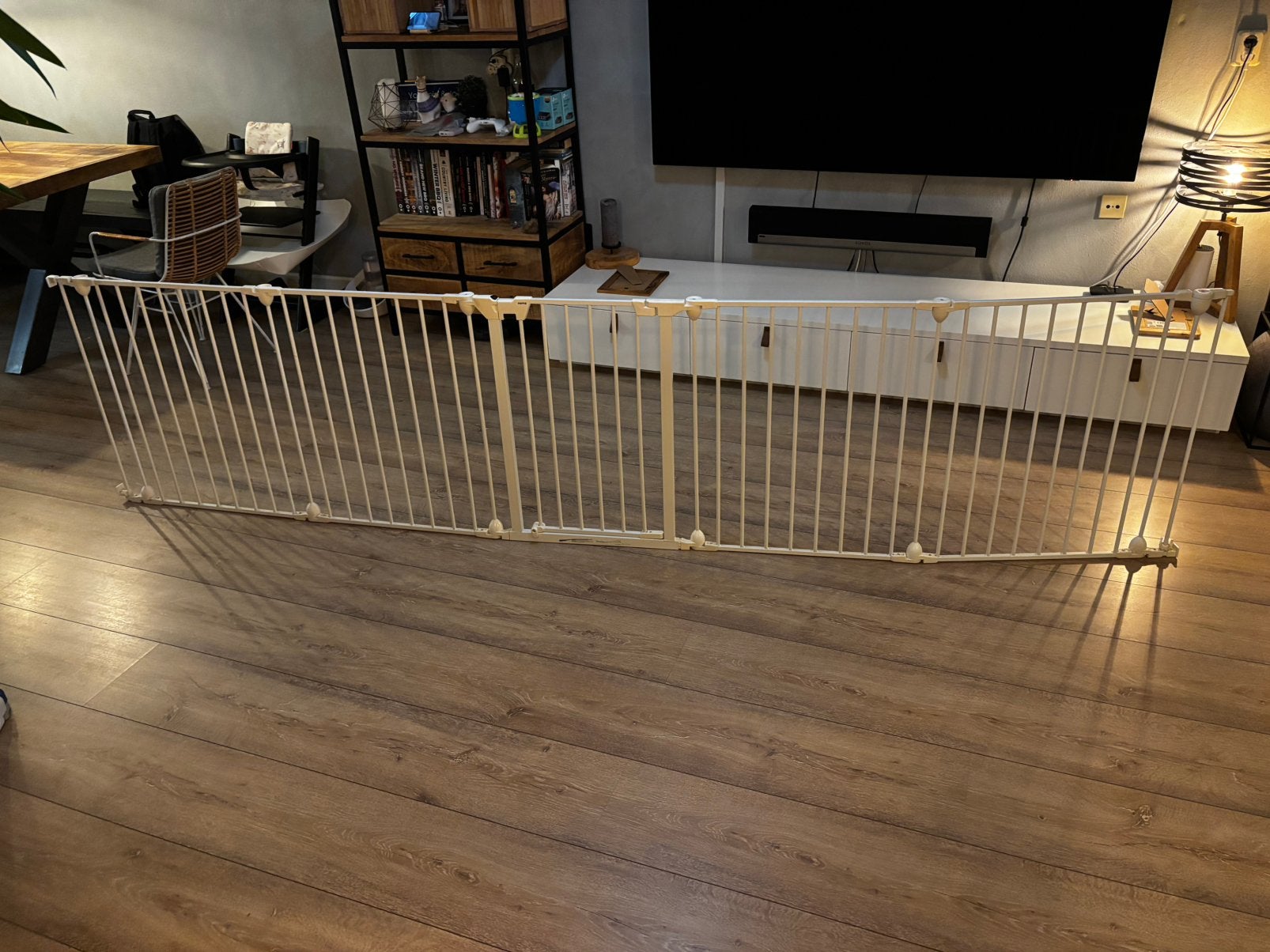 Noma hek met deur 5 delen 3 meter baby peuter kleuter kinder, Ophalen, Gebruikt, Overige typen, 115 cm of meer