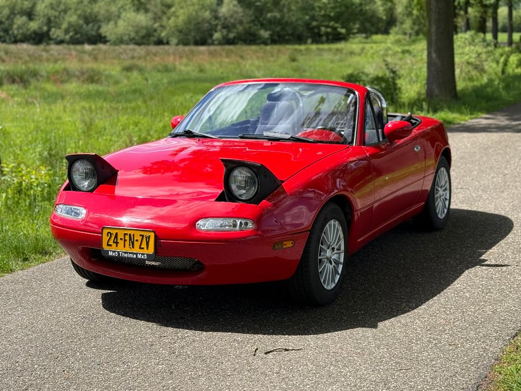 Mazda MX-5 1991 | ROESTVRIJ | AMERIKAANS | ZEER NETTE STAAT, Zwart, 4 cilinders, Cabriolet, Bedrijf