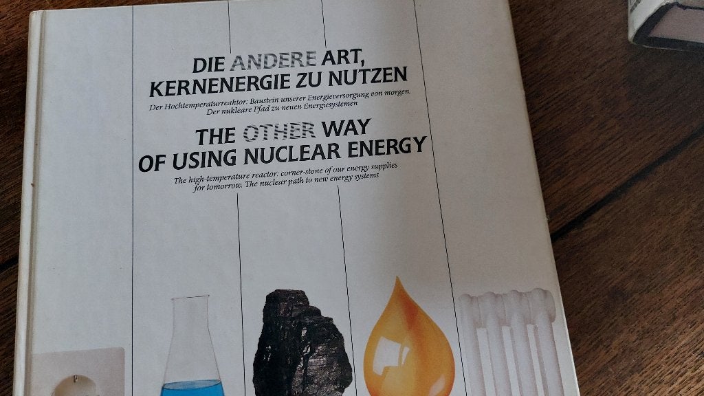 Die andere Art, Kernenergie zu nutzen-The other way of using, Ophalen of Verzenden, Zo goed als nieuw, Natuurwetenschap