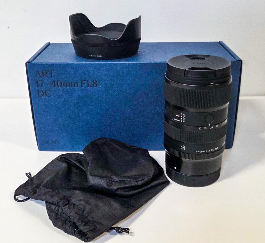Sigma 17-40mm f/1.8 DC Art Canon RF-mount, Ophalen of Verzenden, Zo goed als nieuw, Groothoeklens, Zoom