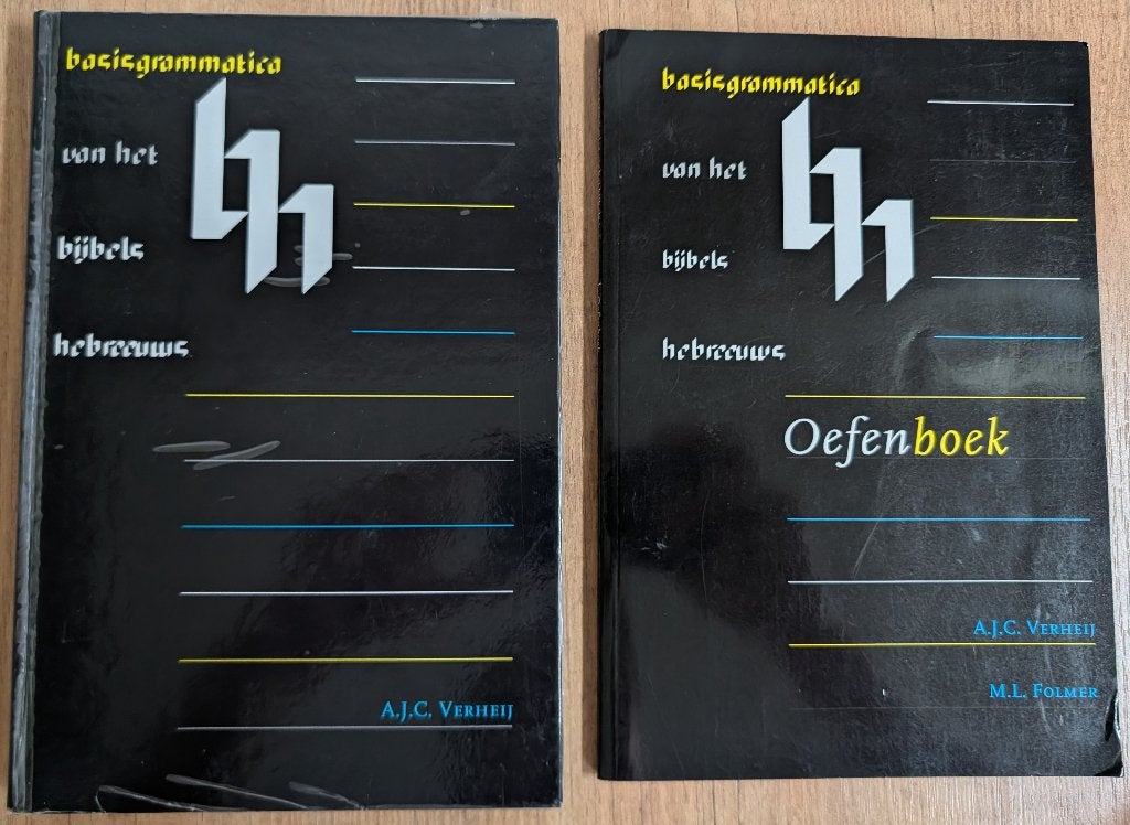 Basisgrammatica van het Bijbels Hebreeuws - 2 delen, Boeken, A.J.C. Verheij, Ophalen of Verzenden, Zo goed als nieuw, Alpha