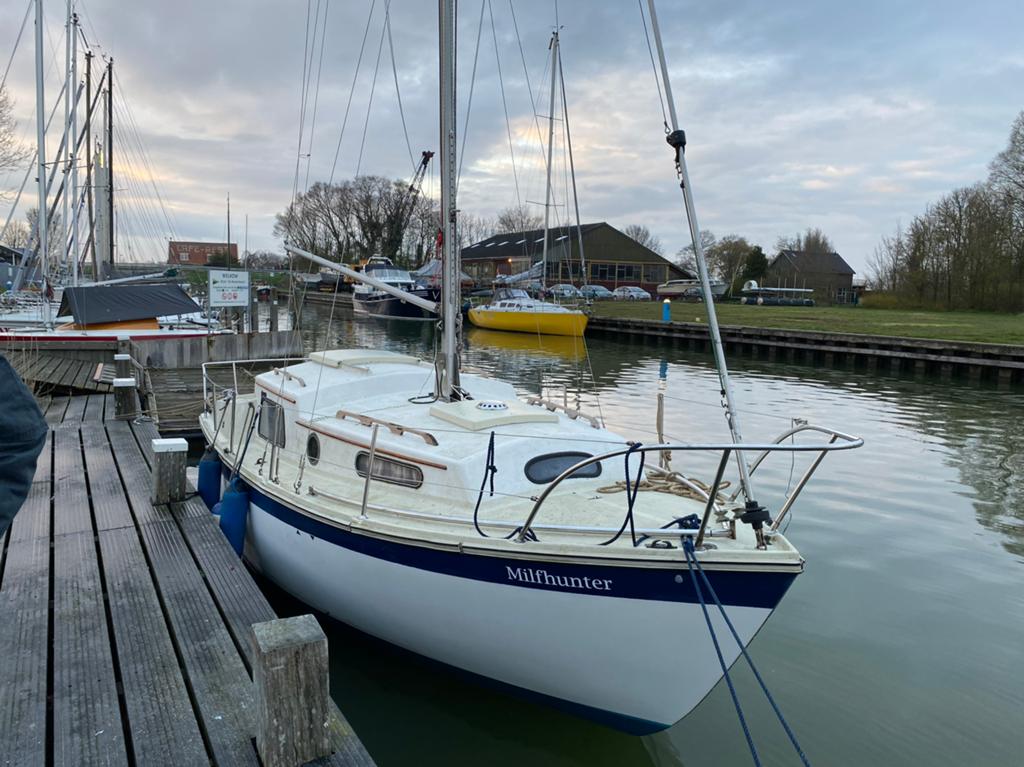 Kajuitzeilboot 7,5 meter, Watersport en Boten, Ophalen, Overige merken, Gebruikt, Binnenboordmotor