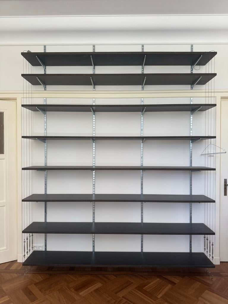 Prachtig en ruim wandsysteem - boekenkast/wandkast, Ophalen, Gebruikt, 200 cm of meer, Met plank(en)