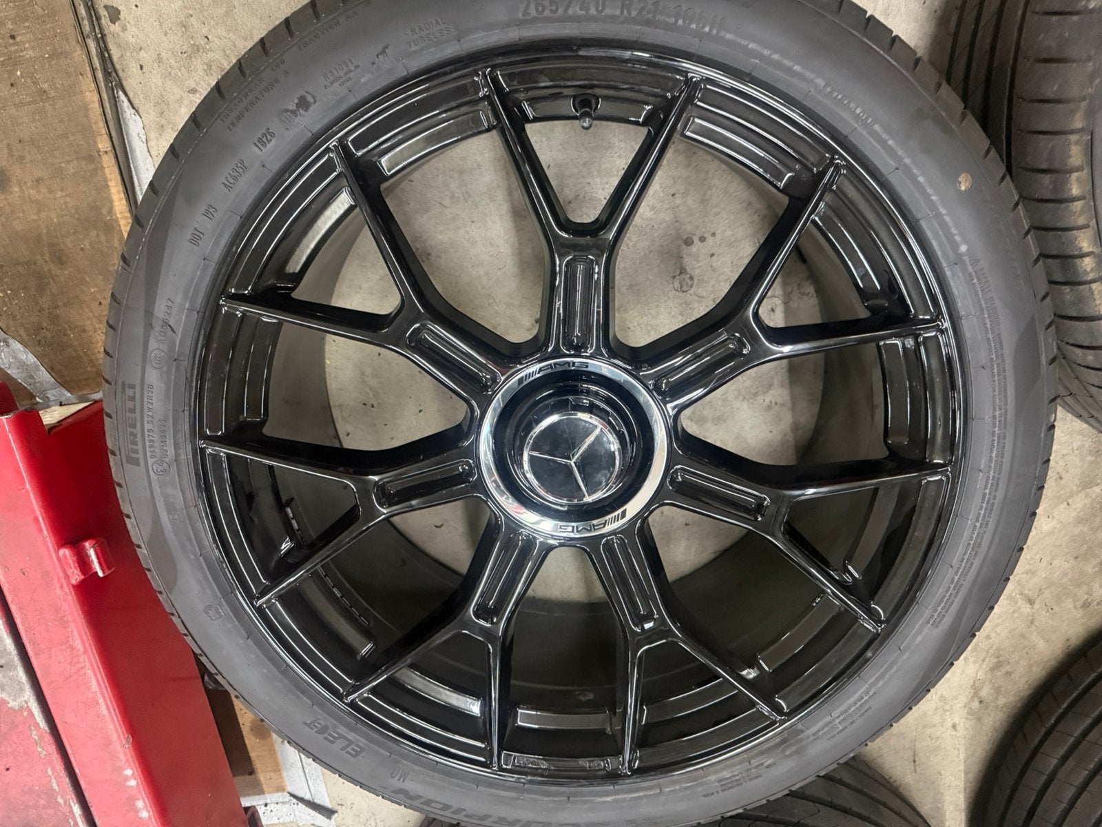 Mercedes amg 21 inch velgen E S GLC EQC EQE G GLE ML klasse, 265 mm, Banden en Velgen, Nieuw, Personenwagen