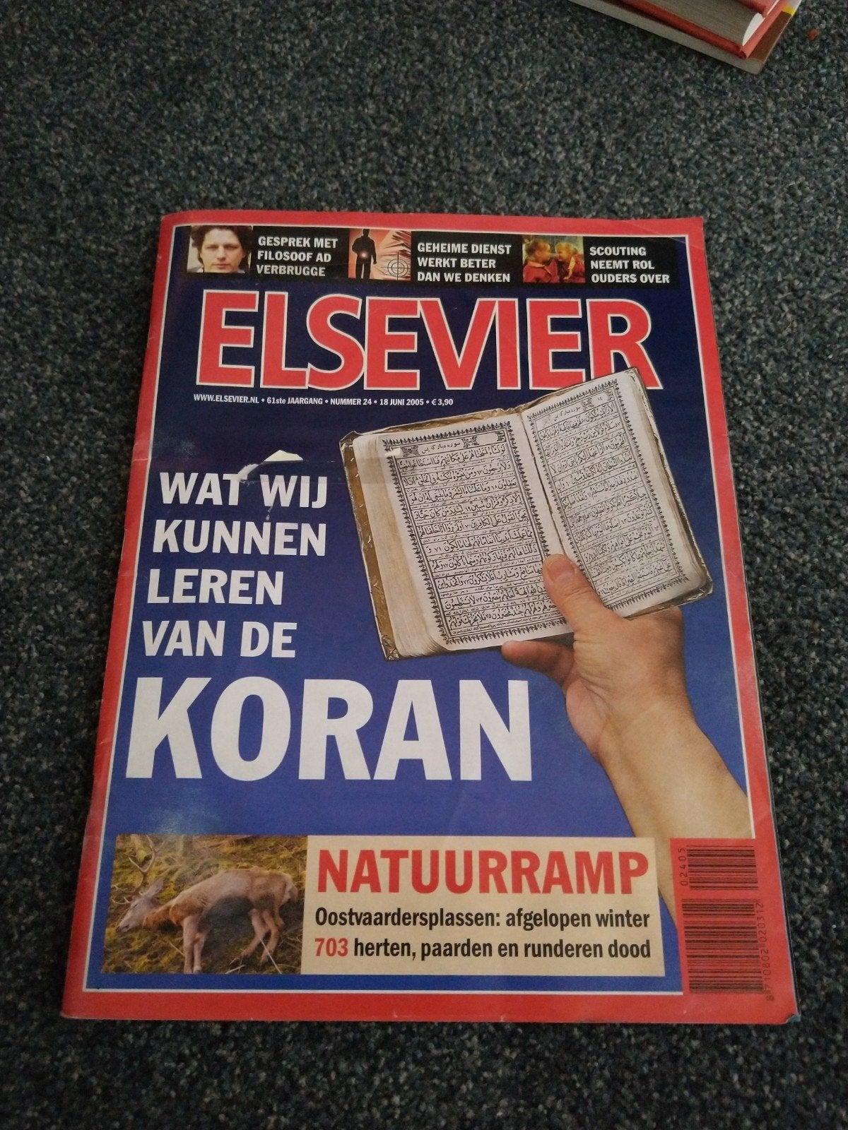 Elsevier Magazine - 18 juni 2005 - Koran & Natuurramp, Boeken, Ophalen of Verzenden, Gelezen, Overige typen