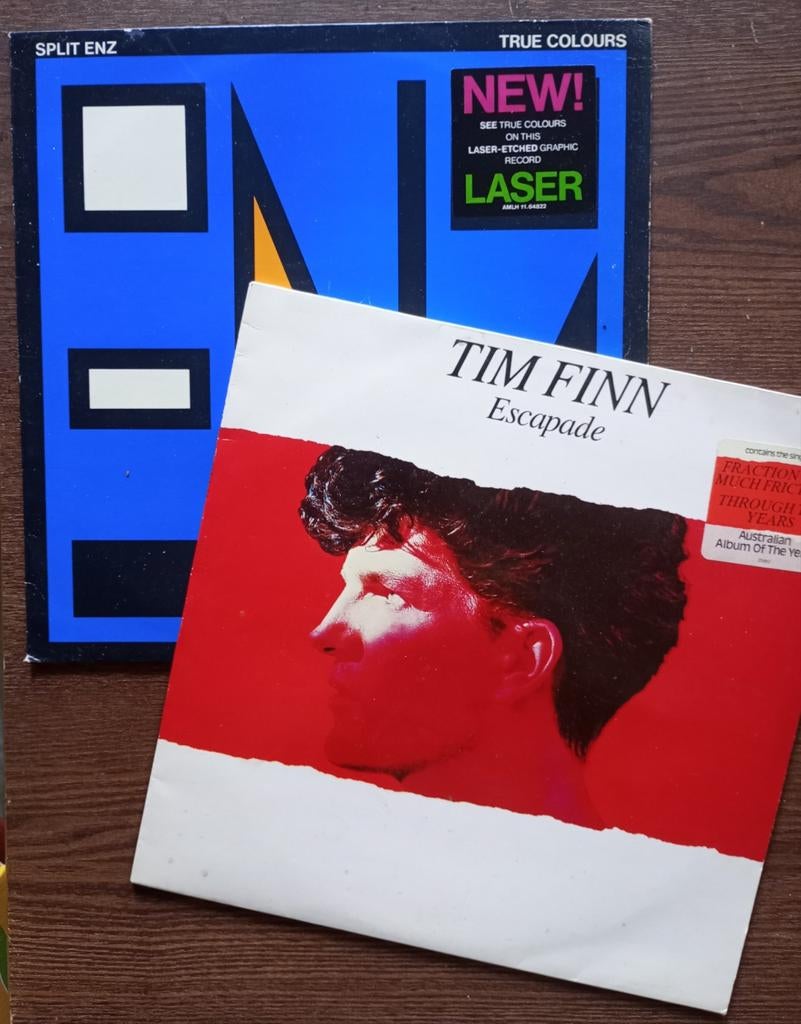 Split Enz & Tim Finn lp's, Verzenden, Gebruikt, 12 inch