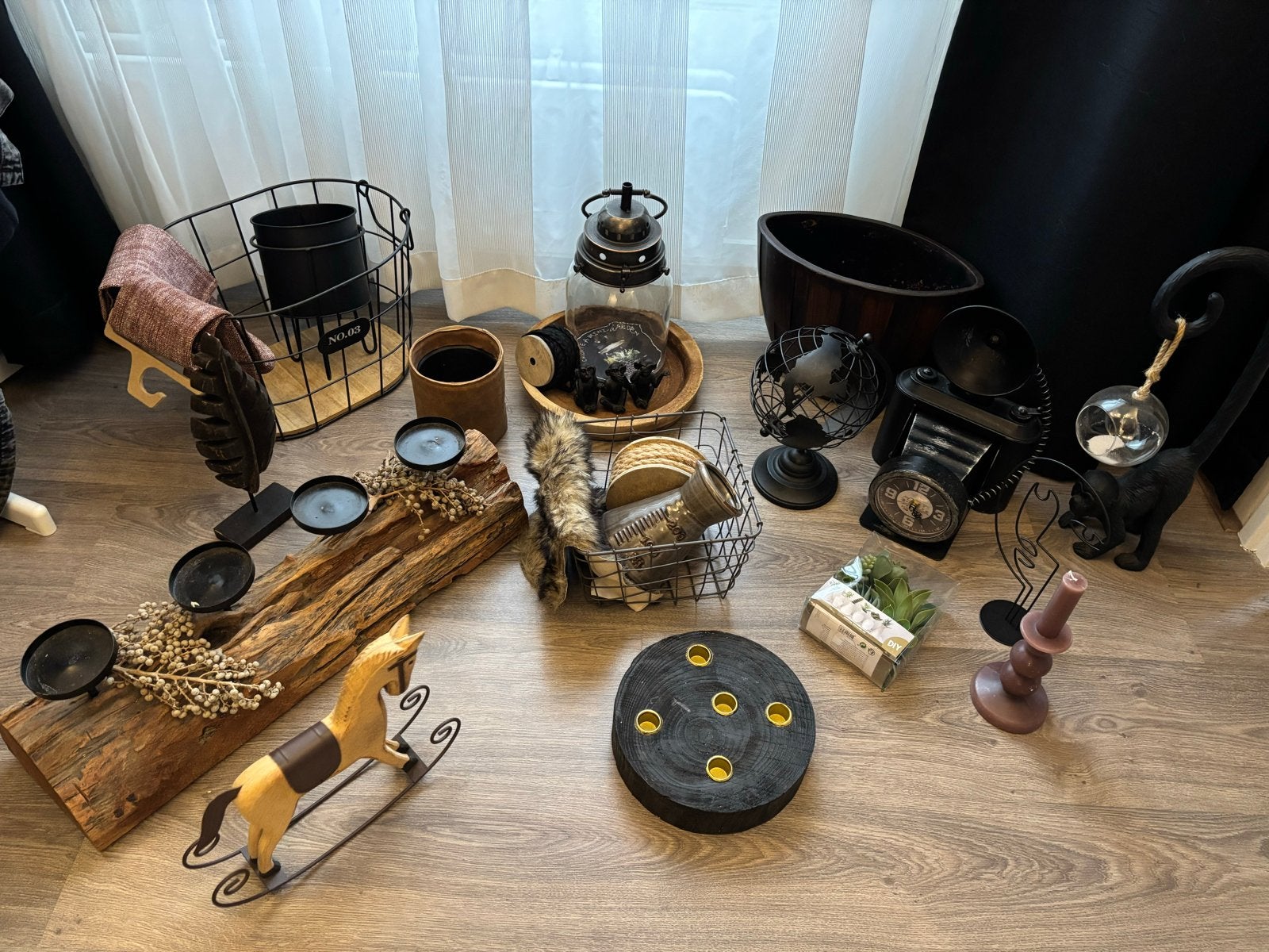 Diverse woonaccessoires, Ophalen, Overige stijlen, Metaal, Gebruikt