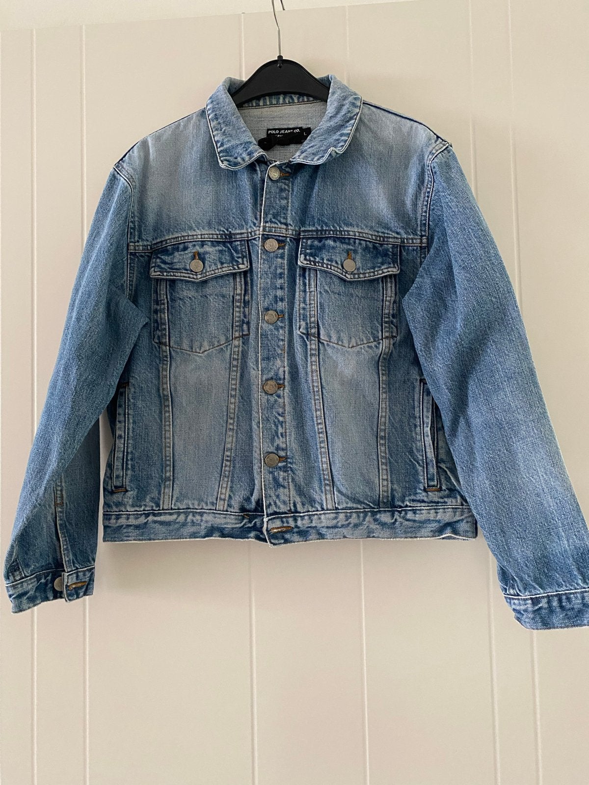 Polo Jeans Co. Ralph Lauren spijkerjack - Maat L, Ophalen of Verzenden, Gedragen, Maat 42/44 (L), Blauw