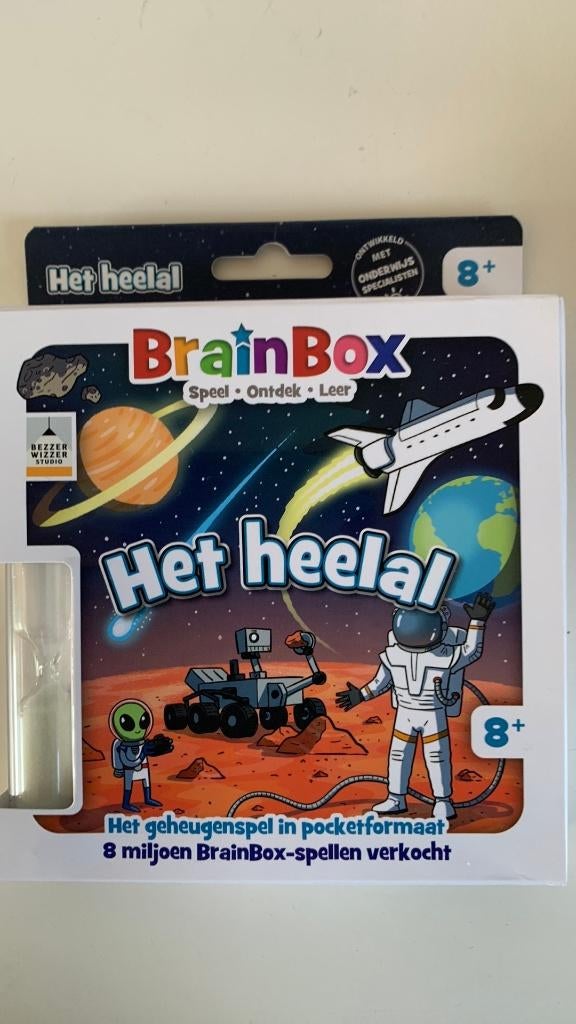 Spelletje Brainbox Het heelal, Ophalen of Verzenden, Nieuw