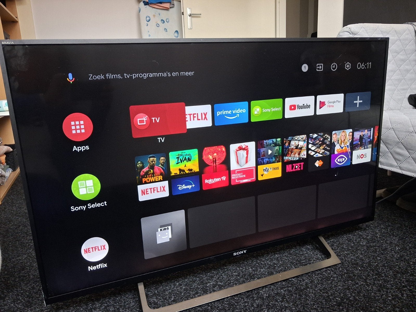 Sony Bravia Smart TV - 4K UHD met Android TV, Ophalen, 50 Hz, 4k (UHD), Smart TV