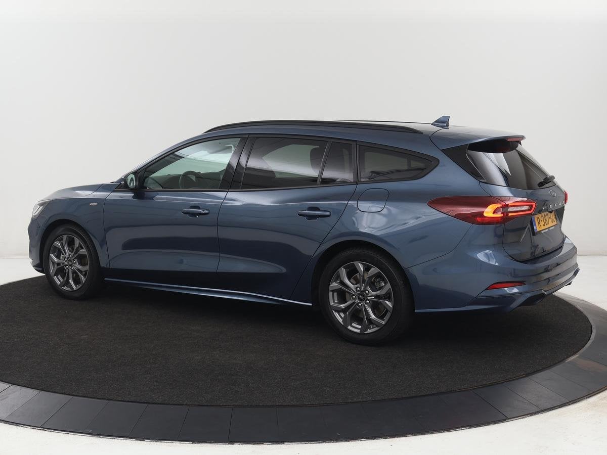 Ford Focus 1.0 EcoBoost Hybrid ST Line X | Stoel & stuurverw, Gebruikt, Euro 6, Blauw, Origineel Nederlands