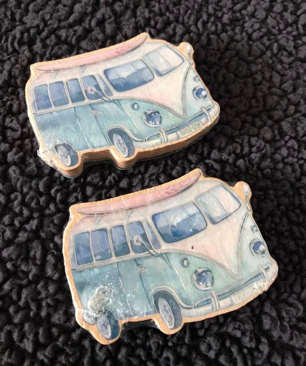 Volkswagen vw bus busje samba stempel stempels inkt, Ophalen of Verzenden, Nieuw, Houten stempel