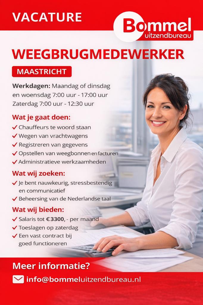 Vacature, Tot en met 24 uur, MBO, Vanaf 1 jaar, Vast contract