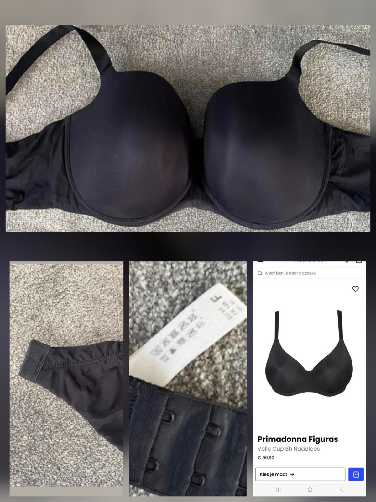 Prima Donna Twist (Zie Omschrijving), Kleding | Dames, Verzenden, Zwart, BH