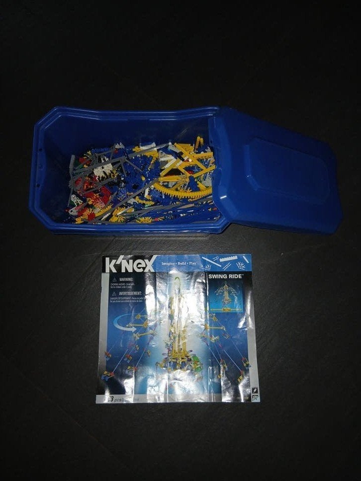 K'nex Swing Ride -  in opbergbox, Kinderen en Baby's, Speelgoed | Bouwstenen, Ophalen of Verzenden, Gebruikt, K'nex