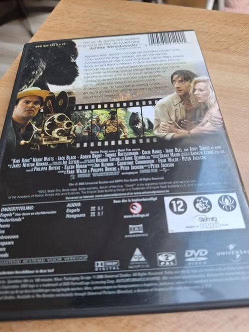 Dvd King kong hh, Vanaf 12 jaar, Ophalen of Verzenden, Zo goed als nieuw, Actie