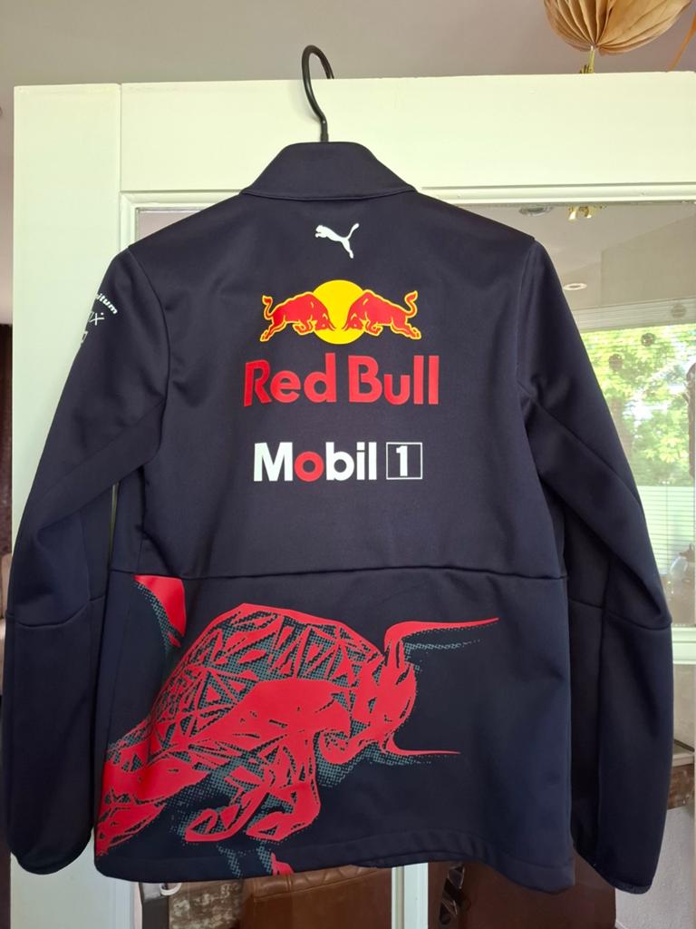 Red Bull racing softshell jacket junior (2022). Maat 152, Ophalen of Verzenden, Zo goed als nieuw, Formule 1