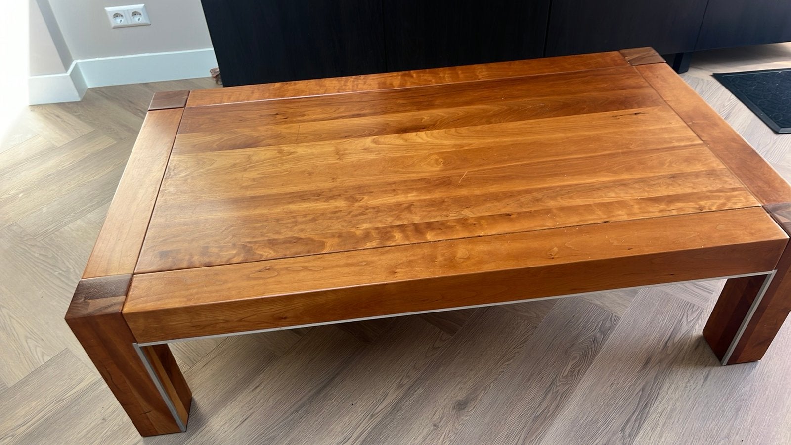 Bert Plantagie salontafel gebruikt, Huis en Inrichting, Tafels | Salontafels, Ophalen, Gebruikt, 50 tot 100 cm, Kersenhout