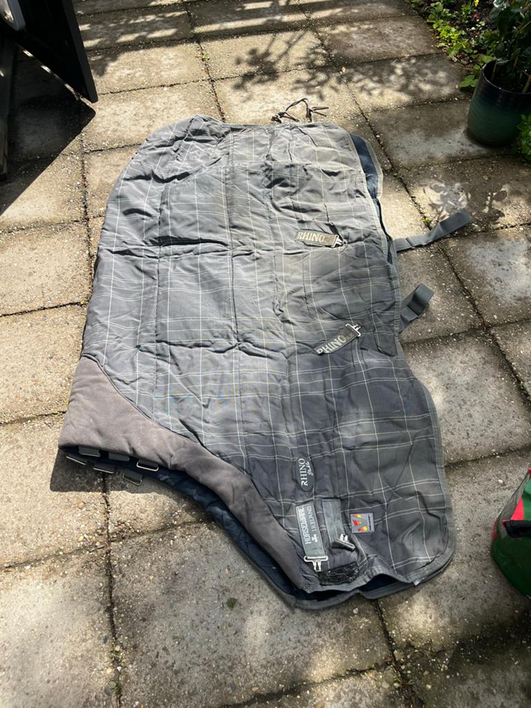 Rhino Stable Vari-Layer Staldeken – Maat 6.3 (191 cm), 250gr, Full (L), Gebruikt, 250 g, Ophalen of Verzenden