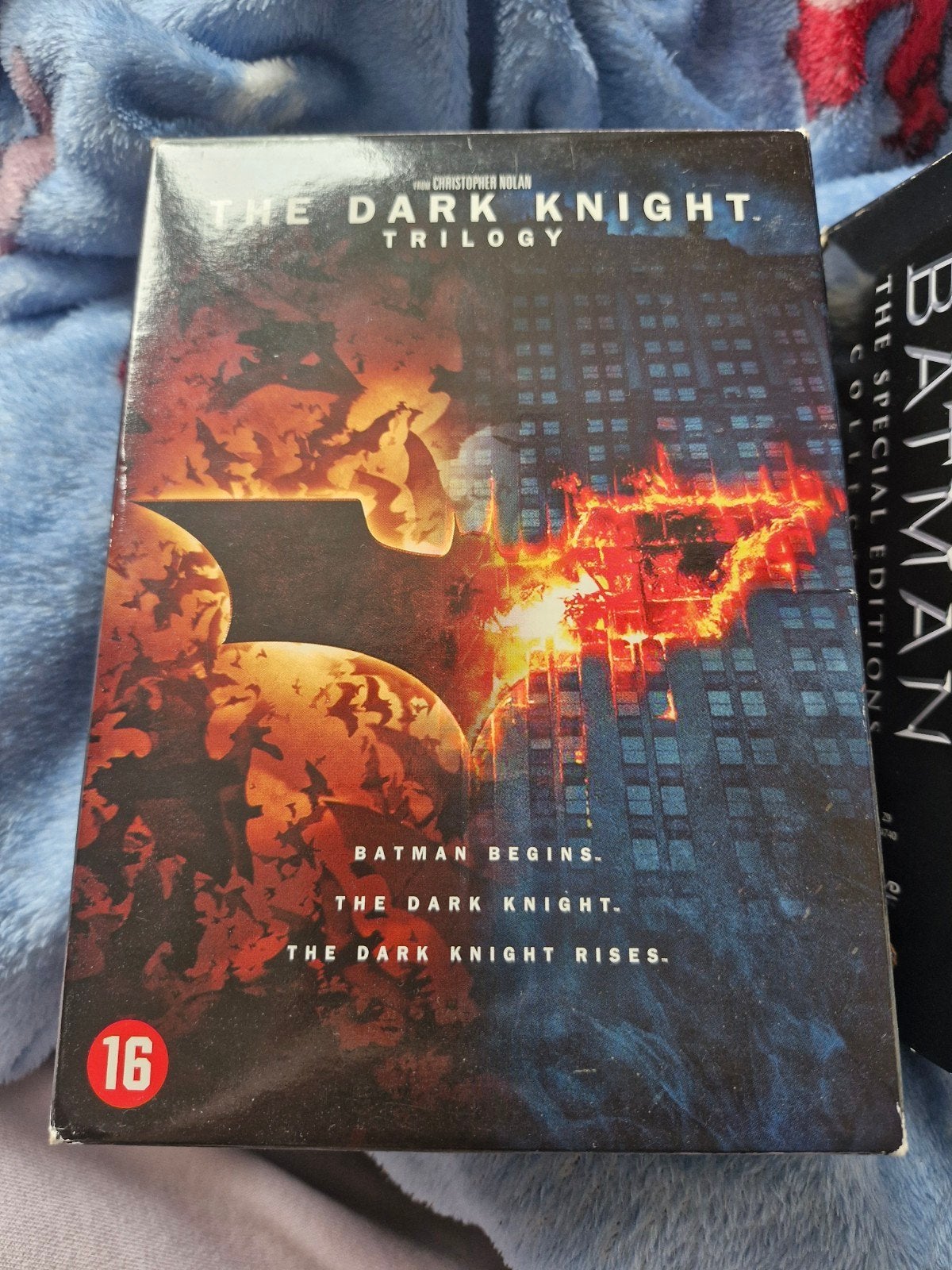 The Dark Knight Trilogy DVD Boxset, Gebruikt, Vanaf 16 jaar, Boxset, Actiethriller